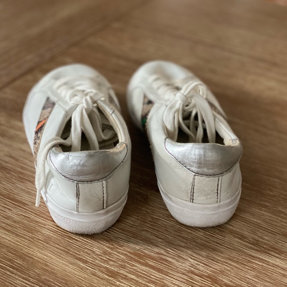 Madewell Sidewalk Low-Top Sneakers in Snake & Metallic Embossed Leather - Picture 9 of 14